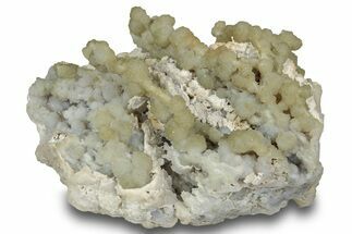 Yellow-Green Chalcedony Stalactite Formation - India #244490