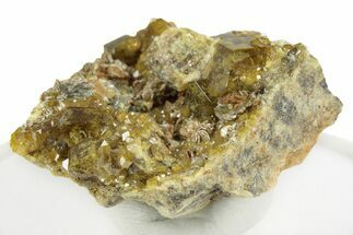 Yellow Andradite-Grossular Garnet Cluster with Clinochlore - Mali #245209