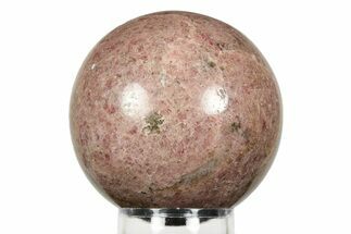 Polished Rhodonite Sphere - Madagascar #245340