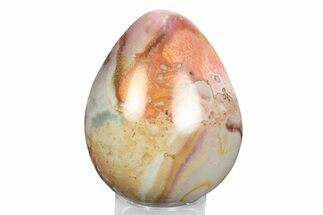 Polished Polychrome Jasper Egg - Madagascar #245703