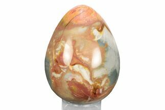 Polished Polychrome Jasper Egg - Madagascar #245718