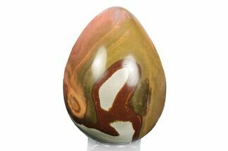 Polished Polychrome Jasper Egg - Madagascar #245722