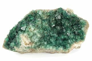 Green, Fluorescent, Cubic Fluorite Crystals - Madagascar #246157