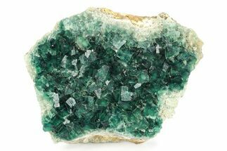 Green, Fluorescent, Cubic Fluorite Crystals - Madagascar #246158