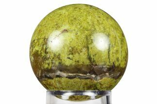 Polished Green Opal Sphere - Madagascar #246424