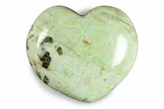 Polished Garnierite Heart - Madagascar #246675
