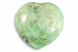 Polished Garnierite Heart - Madagascar #246690
