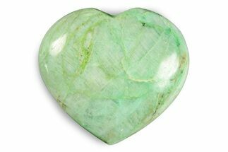 Polished Garnierite Heart - Madagascar #246710