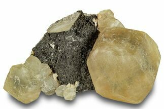 Golden Calcite Crystals with Dolomite - New York #247246