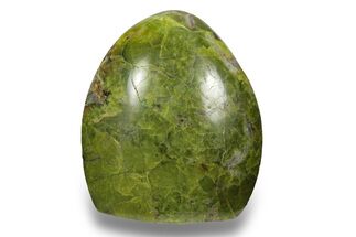 Polished, Free-Standing Green Pistachio Opal - Madagascar #247447