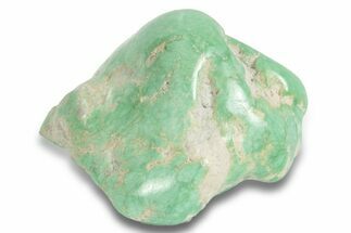 Polished Pastel Green Variscite Stone - Amatrice Hill, Utah #248370