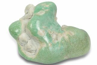 Polished Pastel Green Variscite Stone - Amatrice Hill, Utah #248390