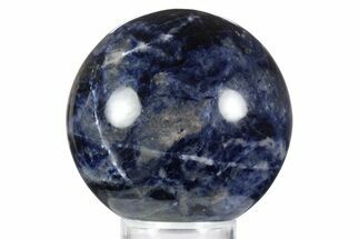 Deep Blue, Polished Sodalite Sphere #241725