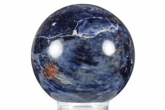 Deep Blue, Polished Sodalite Sphere #241736