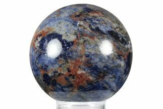 Deep Blue, Polished Sodalite Sphere #241742