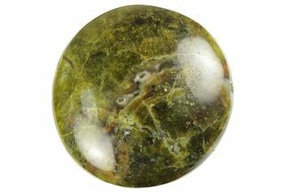 Polished Green Pistachio Opal Stone - Madagascar #249105