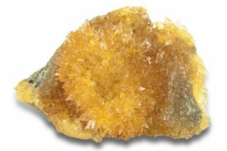 Intense Orange Calcite Crystal Cluster - Poland #249988