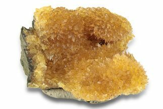 Intense Orange Calcite Crystal Cluster - Poland #249995
