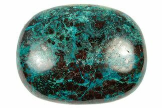 Polished Chrysocolla and Malachite Stone - Peru #250332