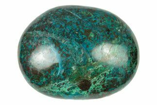 Polished Chrysocolla and Malachite Stone - Peru #250340
