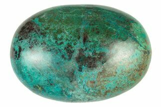 Polished Chrysocolla and Malachite Stone - Peru #250341