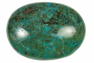 Polished Chrysocolla and Malachite Stone - Peru #250348
