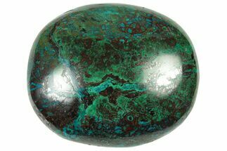 Polished Chrysocolla and Malachite Stone - Peru #250359