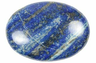 Polished Lapis Lazuli Palm Stone - Pakistan #250650