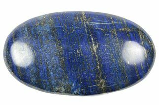 Polished Lapis Lazuli Palm Stone - Pakistan #250673