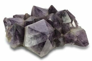 Deep Purple Amethyst Crystal Cluster With Huge Crystals #250742