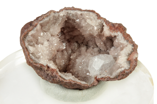 Pink Amethyst Geode Section - Argentina #250589