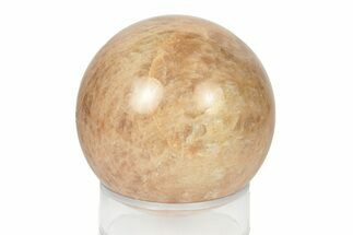Polished Peach Moonstone Sphere - Madagascar #252023