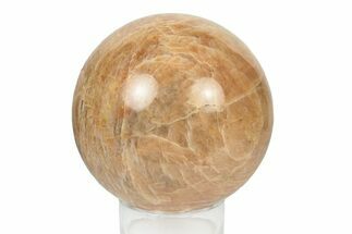 Polished Peach Moonstone Sphere - Madagascar #252029