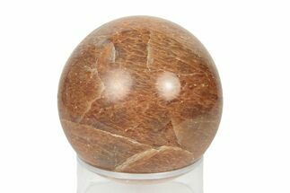 Polished Peach Moonstone Sphere - Madagascar #252031