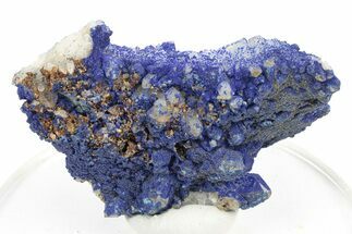 Vibrant Azurite on Quartz Crystals - China #252075