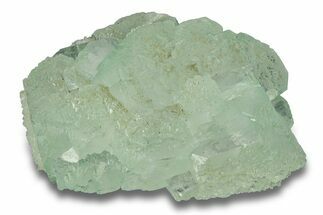 Lustrous Green Apophyllite Crystal Cluster - India #252434