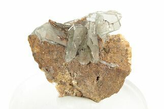 Blue Bladed Barite Crystal Cluster - Peru #252507