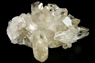 Clear Quartz Crystal Cluster - Brazil #253276