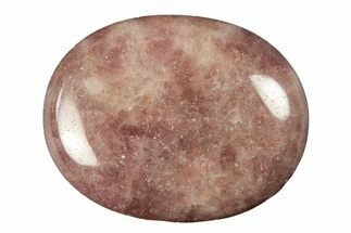 Polished Strawberry Quartz Pocket Stone #255020