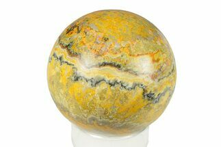 Polished Bumblebee Jasper Sphere - Indonesia #254752