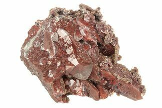 Natural, Red Quartz Crystal Cluster - Morocco #256098
