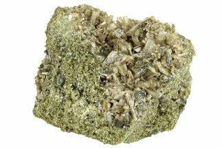 Clinozoisite and Epidote Crystal Cluster - Peru #256153
