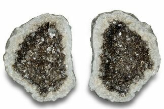 Keokuk Geode with Calcite Crystals - Missouri #255971