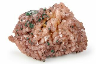 Fibrous Malachite on Ferroan Dolomite - Morocco #256541