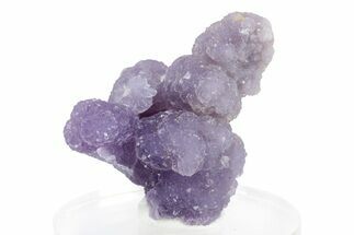 Purple, Sparkly Botryoidal Grape Agate - Indonesia #256492