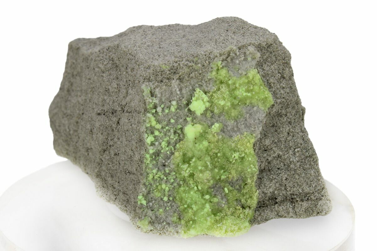 1.5" Extremely Fluorescent Andersonite Aggregation Uranium Based