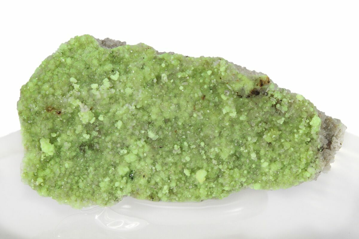 .85" Extremely Fluorescent Andersonite Aggregation Uranium Based