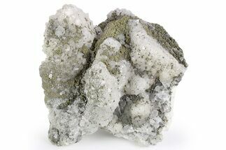 Pyrite Crystals with Quartz on Calcite - Fluorescent! #257169