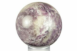 Sparkling Purple Lepidolite Sphere - Madagascar #258140