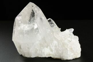 Clear Quartz Crystal Cluster - Brazil #258913